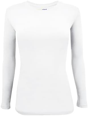 Natural Uniforms Womens Under Scrub Long Sleeve T-Shirt Crew Neck