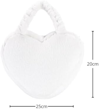Gloveleya Elegant Heart-Shaped Tote Bag Stylish Canvas Accessory