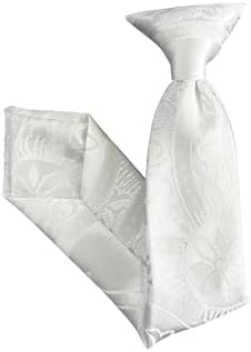 Holiday Bow Ties Boys First Holy Communion Necktie White Clergy Jacquard