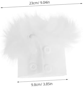 GALPADA 1 Pair Faux Fur Wrist Cuffs for Women Boys Girls