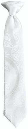 Holiday Bow Ties Boys First Holy Communion Necktie White Clergy Jacquard