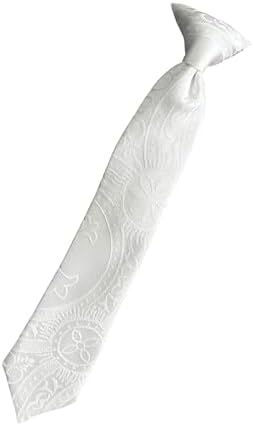 Holiday Bow Ties Boys First Holy Communion Necktie White Clergy Jacquard