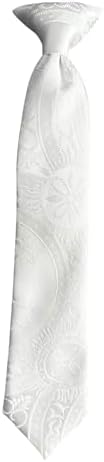 Holiday Bow Ties Boys First Holy Communion Necktie White Clergy Jacquard