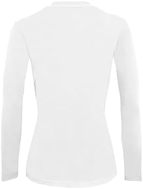 Natural Uniforms Womens Under Scrub Long Sleeve T-Shirt Crew Neck