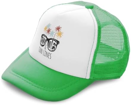 Cute Rascals Kids Trucker Hat Good Times Tan Lines