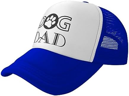 Funny Baseball Cap Adjustable Fitted Hat for Men Women Blue