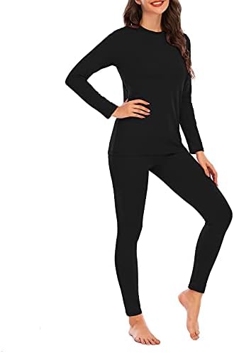 American Trends Womens Thermal Underwear Set Perfect for Cold Weather Loungewear