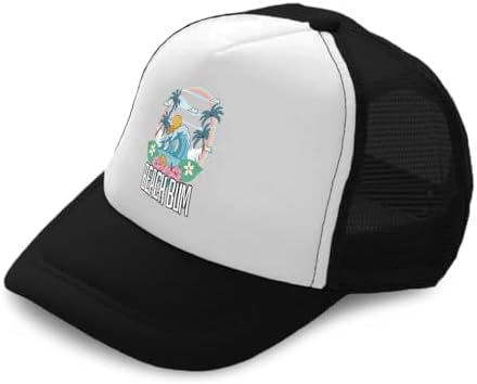 Cute Rascals Kids Trucker Hat Beach Bum Ocean