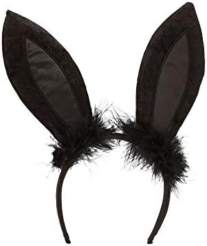 Amscan Black Bunny Ears Headband LUXURY COMFORT for Events
