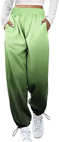 SDbrld Christmas Sweatpants Womens Winter Sherpa Fleece Drawstring with Print