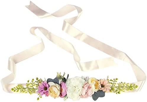 Handmade Flower Sash Belt for Maternity