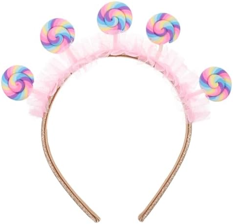Stylish Lollipop Headband Childs Party Accessory Unique Design for Any Occasion