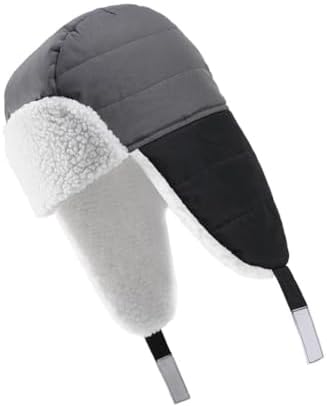Cute Warm Black Hat Ear Cover for Boys Girls