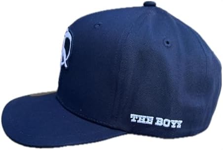MO RAGZ Navy Flat Bill Hat Boys Series Peace Sign Logo