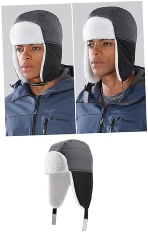 Cute Warm Black Hat Ear Cover for Boys Girls