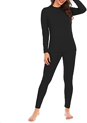 American Trends Womens Thermal Underwear Set Perfect for Cold Weather Loungewear