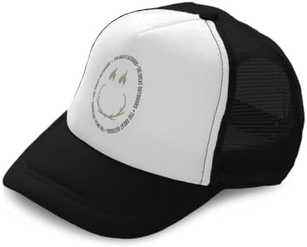 Cute Rascals Kids Trucker Hat Fire Happy Shape Outdoors Snapback Adjustable