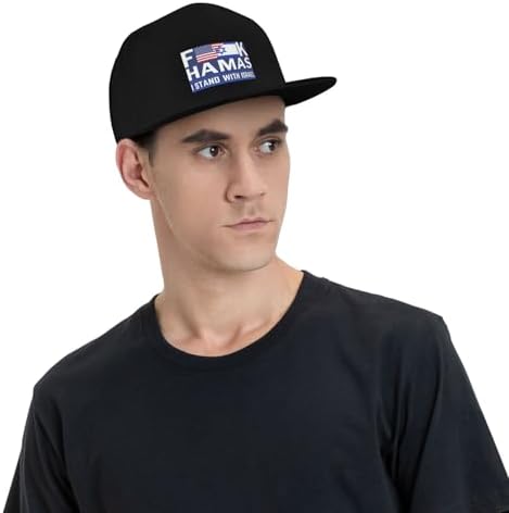 ZRCAIFU Flat Bill Cap - Adjustable UV Protection for Men Women Stylish Durable