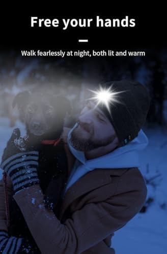 Spevert Unisex LED Bluetooth Beanie with Light