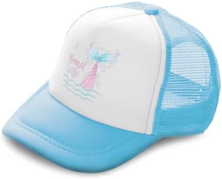 Adjustable Mermaid Kids Hats UV Protection Style