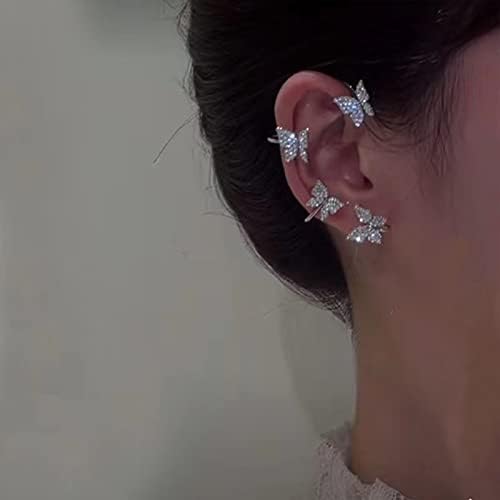 Stunning Butterfly Rhinestone Earrings for Women