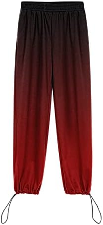 October Christmas Sweatpants for Women High Waisted Drawstring Casual Elegant sdbrld