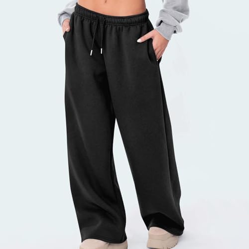 Fmarsh FULILYEO Womens Fleece Wide Leg Sweatpants