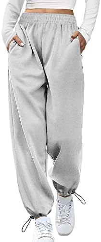 Womens High Waist Sweatpants with Pockets