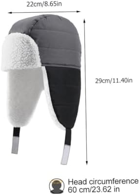 Cute Warm Black Hat Ear Cover for Boys Girls