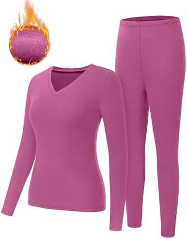 Perfect V-Neck Thermal Set for Women - Soft Warm and Stylish