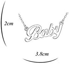 White Chain Letter Pendant Choker Necklace