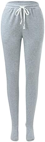 Fleece-Fenced Womens Sweatpants