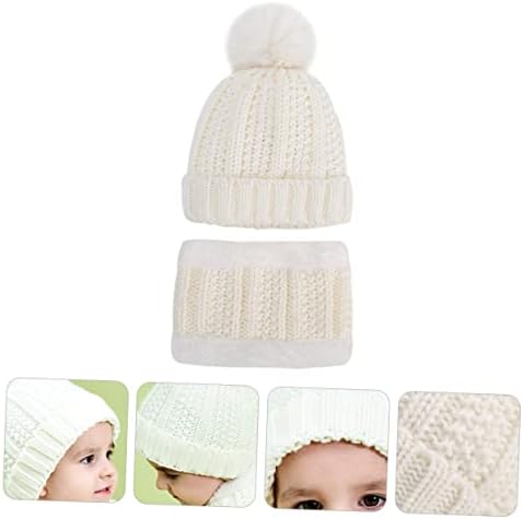 Winter essentials for Babies Soft Warm Hat Scarf Set