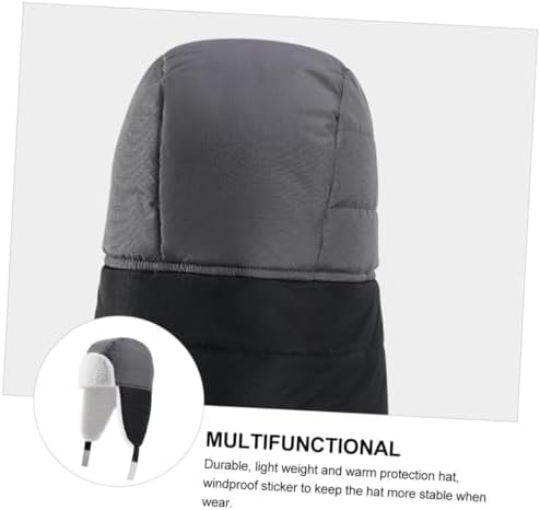 Cute Warm Black Hat Ear Cover for Boys Girls