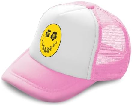 Cute Rascals Kids Trucker Hat Happy Face Hawaiian Style