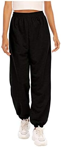 Womens High Waisted Faux Leather Sweatpants