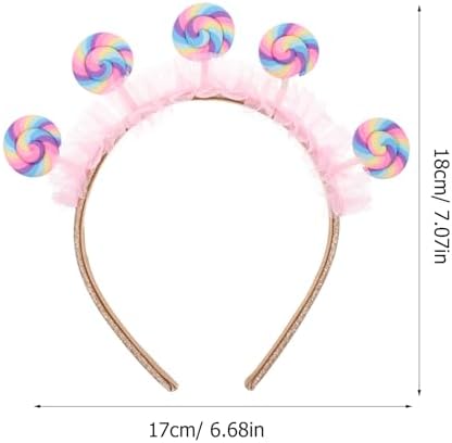 Stylish Lollipop Headband Childs Party Accessory Unique Design for Any Occasion