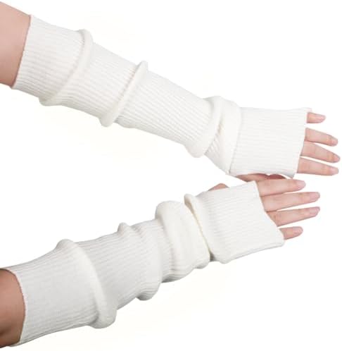Meioro Womens Fashionable Fingerless Arm Warmers