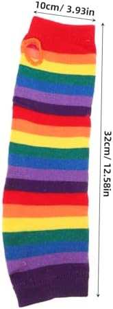 Colorful Rainbow Arm Warmers