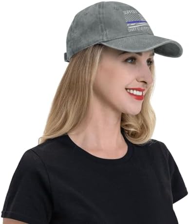 Thick Blue Line K9 Unit Dads Quirky Cop Cap