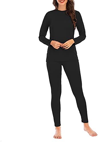 American Trends Womens Thermal Underwear Set Perfect for Cold Weather Loungewear