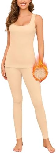 LEYSHE Thermal Underwear Set for Women