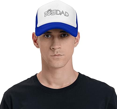 YGXZ Dog Dad Funny Baseball Cap Adjustable Hat for Men Women Blue