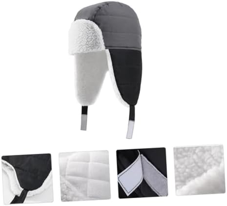 Cute Warm Black Hat Ear Cover for Boys Girls