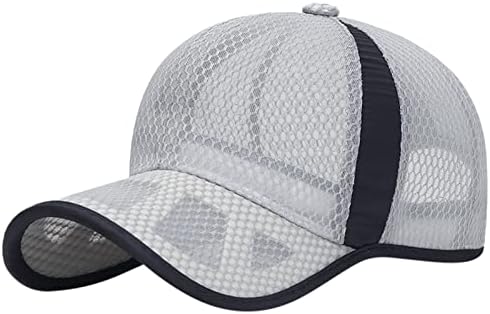 Mens Fashion Heat Rods Mesh Baseball Hats