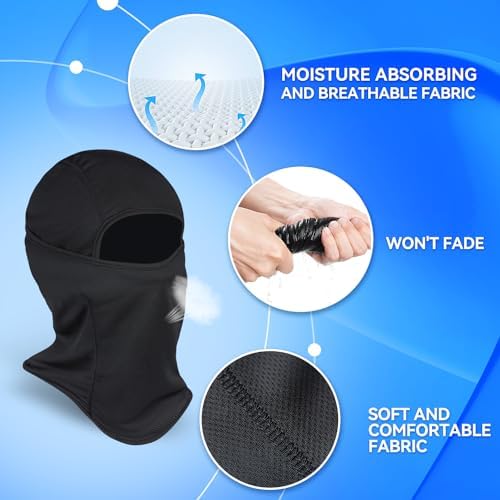 3 Pieces Balaclava Ski Mask Winter Face Cover