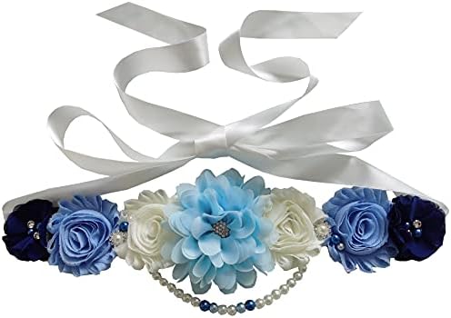Maternity Sash with Unique Pearls