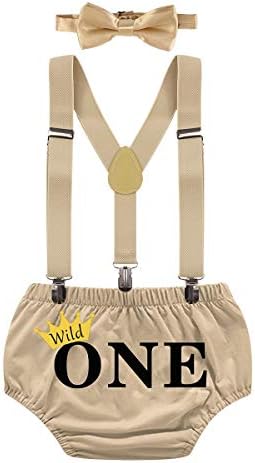 Wild One Cake Smash Suit for Boys