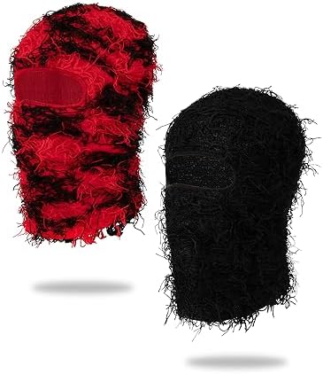 MGBPEI Distressed Balaclava Ski Mask for MenWomen - Windproof Stretchy Breathable