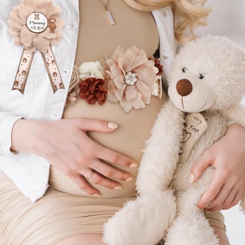 Vansolinne Teddy Bear Maternity Sash Kit